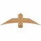 Ekena Millwork Bellingham Timber Gable Bracket, Western Red Cedar, 48"W x 14"H x 1 1/2"D x 5 1/2"F, 7/12 Pitch GBW048X14X0206BEL00SWR - alternate 1